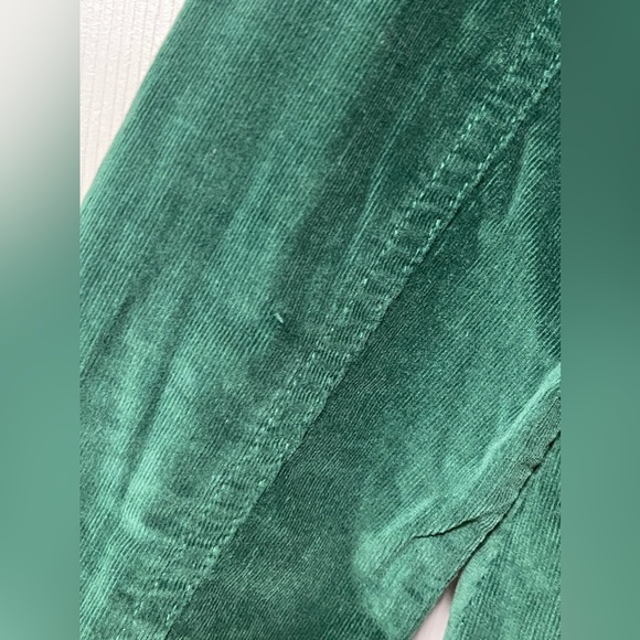 AMX Green Corduroy Long Sleeve Snap-up Jacket Size Large - Picture 6 of 11
